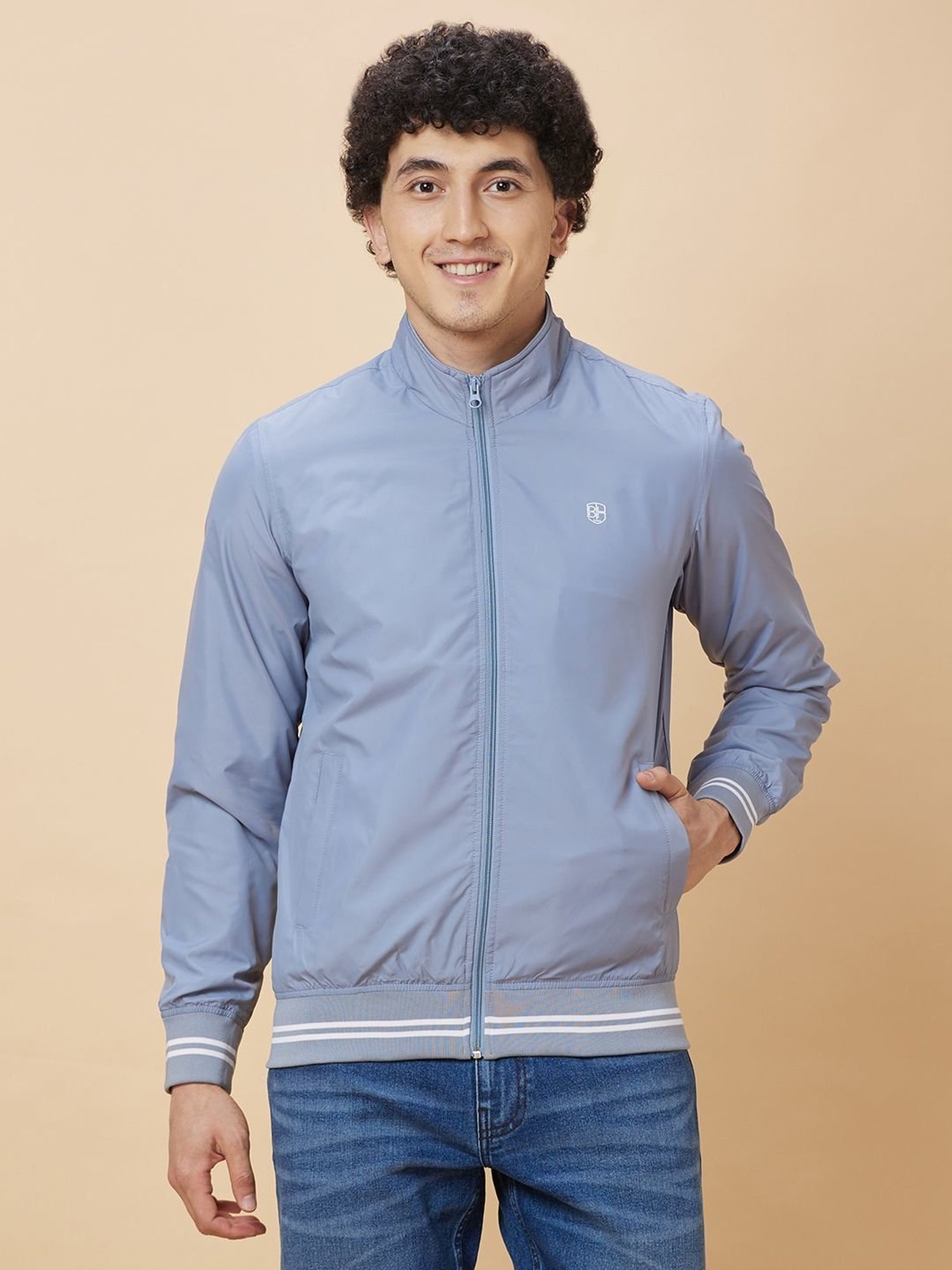 Being Human Grey Oversized Jackets