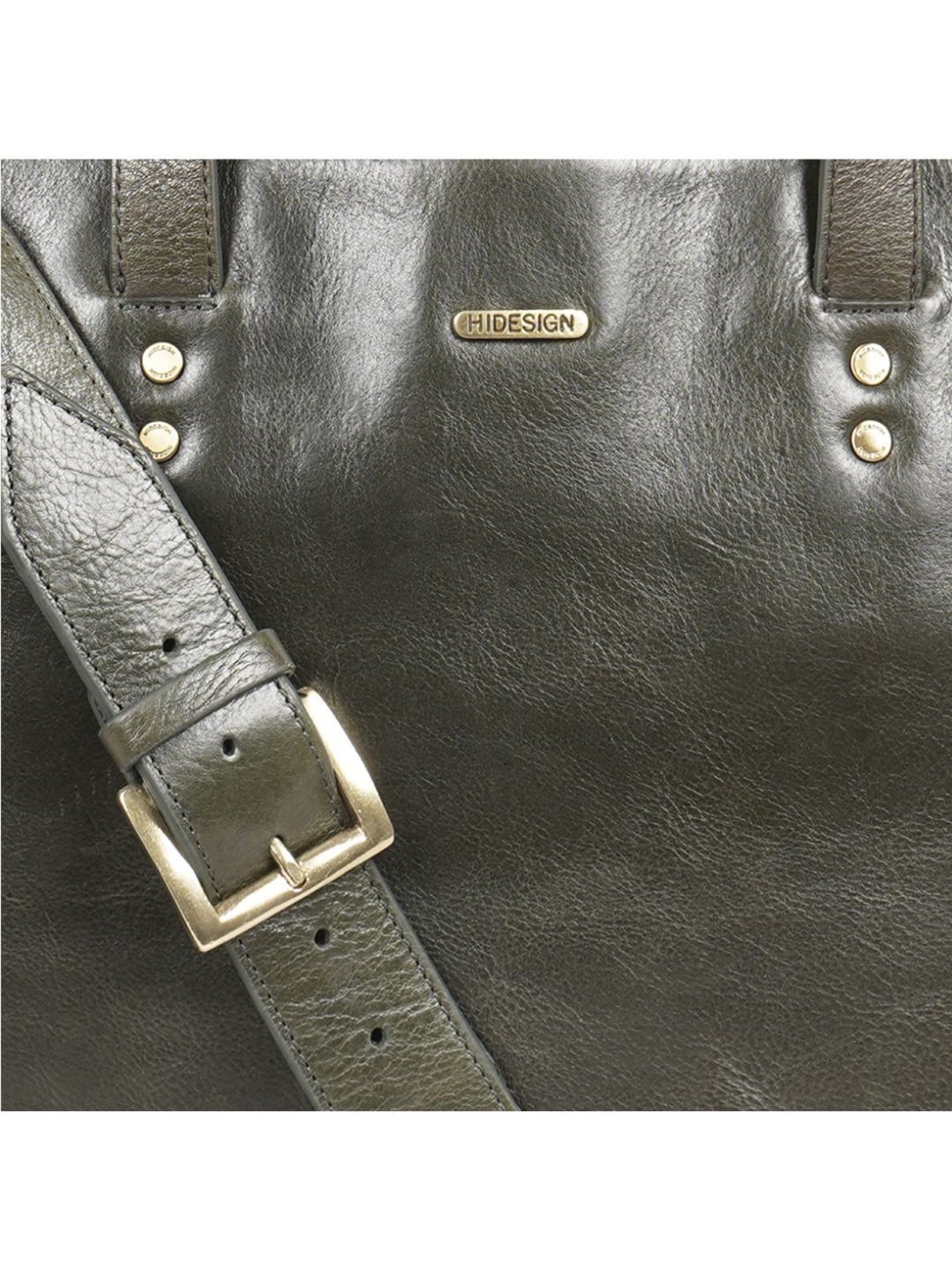 Hidesign La Plata 03 Large Mens Laptop Bag - Olive