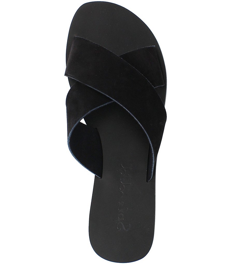 Splendid Tava Leather Crossband Slides