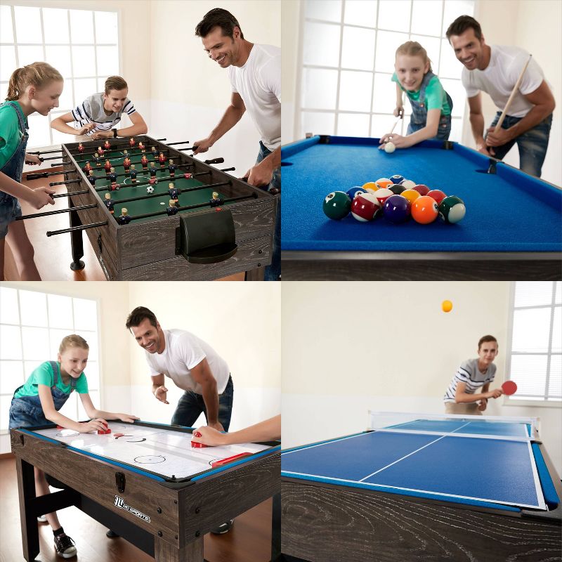 MD Sports 54" 4 in 1 Combo Game Table