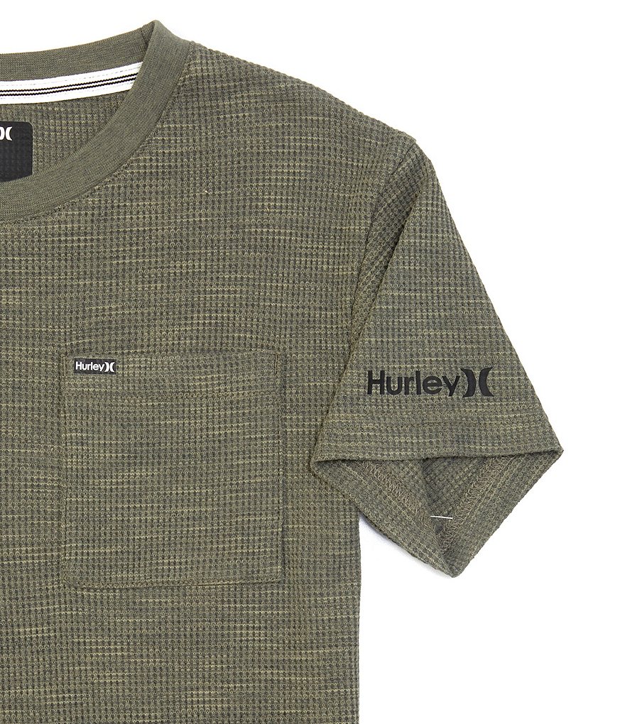 Hurley Big Boys 8-20 Short-Sleeve Pocket Thermal Tee