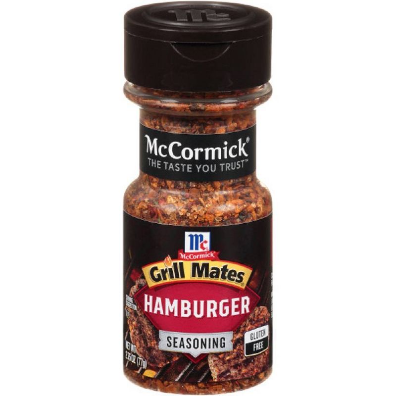 McCormick Grill Mates Gluten Free Hamburger Seasoning - 2.75oz