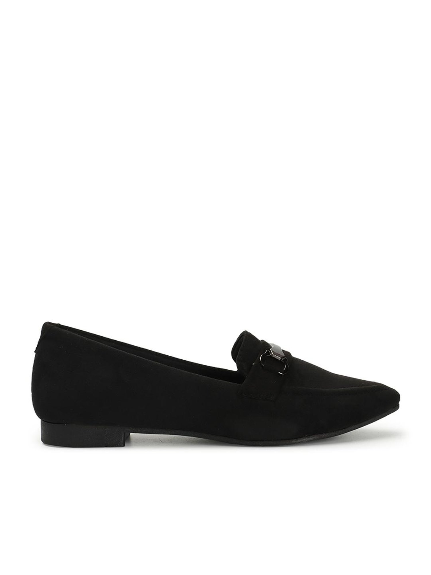 Elle Women's Black Casual Loafers