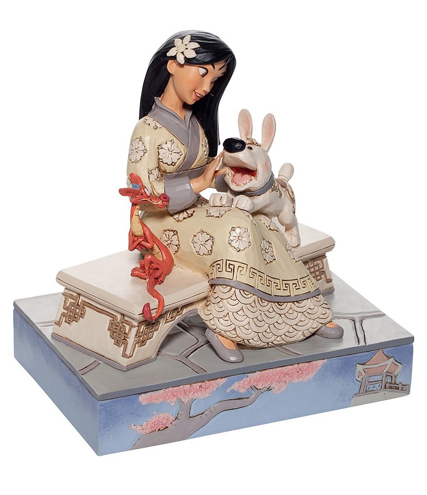 Disney Traditions Jim Shore Mulan White Woodland Figurine