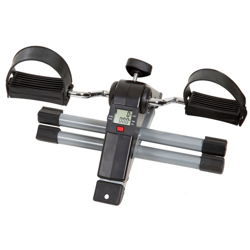 Wakeman Fitness Folding Pedal Exerciser with Electronic Display