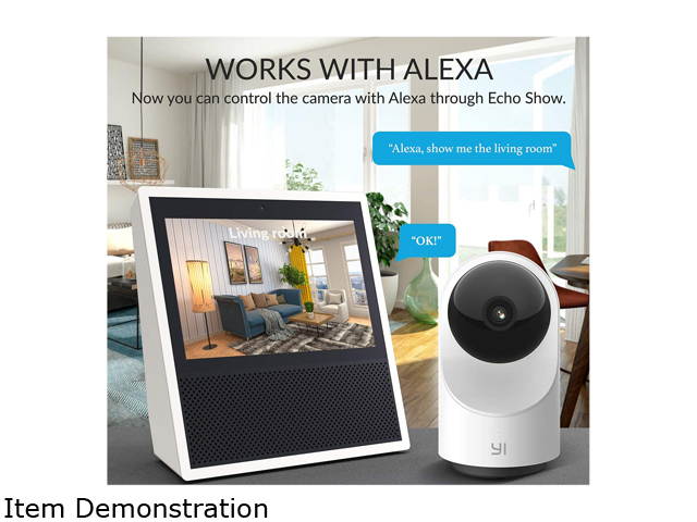 Kami Home Security Camera System 1080P HD Indoor Smart Cam, Motion-Activated with 2.4G/5G Dual-Band Wi-Fi, 1 Year Free Cloud Storage, Kami/YI Home APP