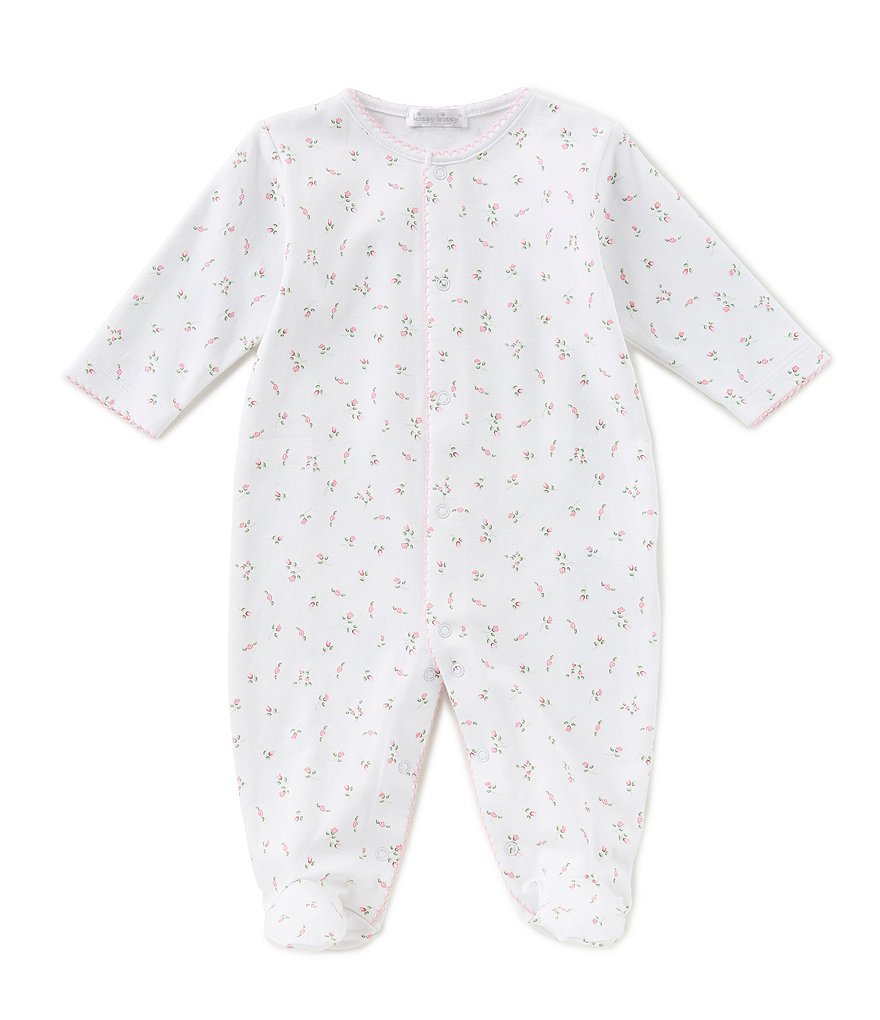 Kissy Kissy Baby Girls Preemie-9 Months Garden Roses Footed Coverall