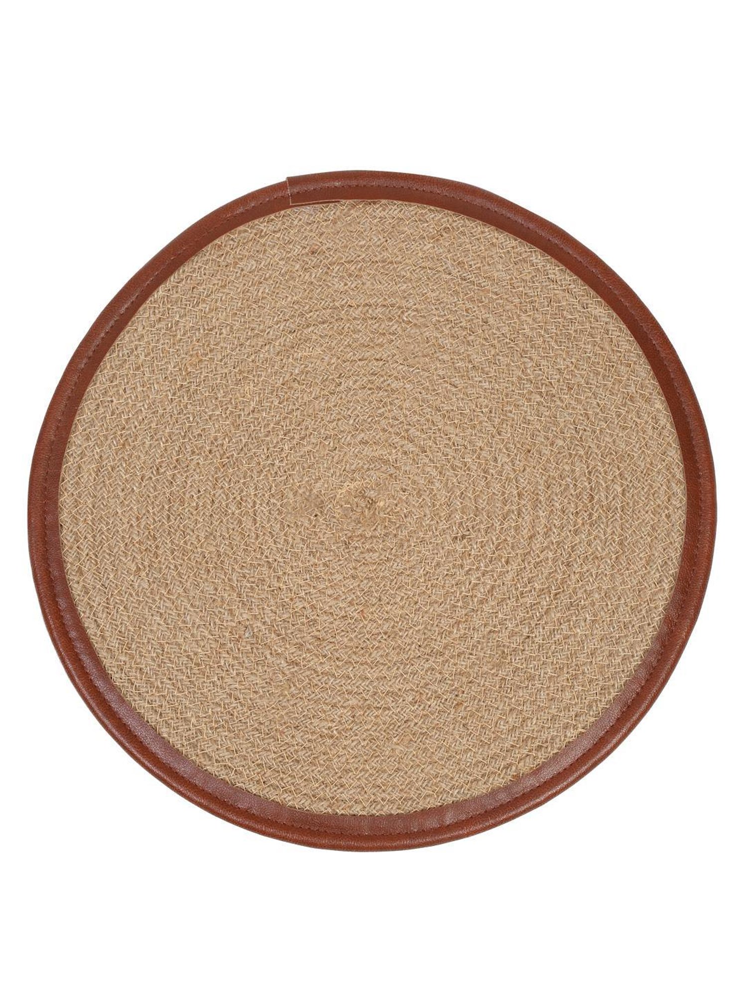 HOSTA HOMES Textured Beige & Tan Jute Placemat