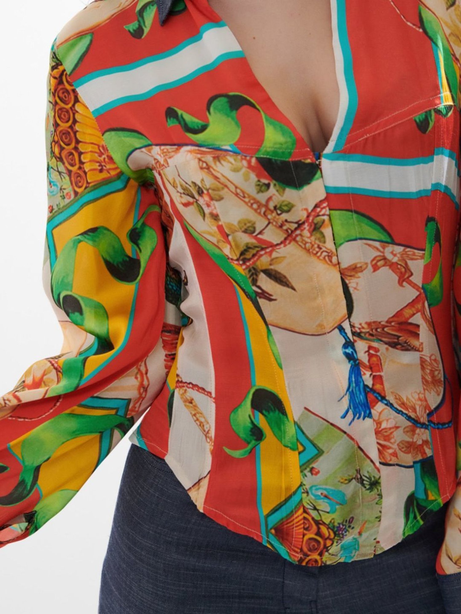 Cin Cin Multicolor Hodophilia Reeba Shirt With Pant