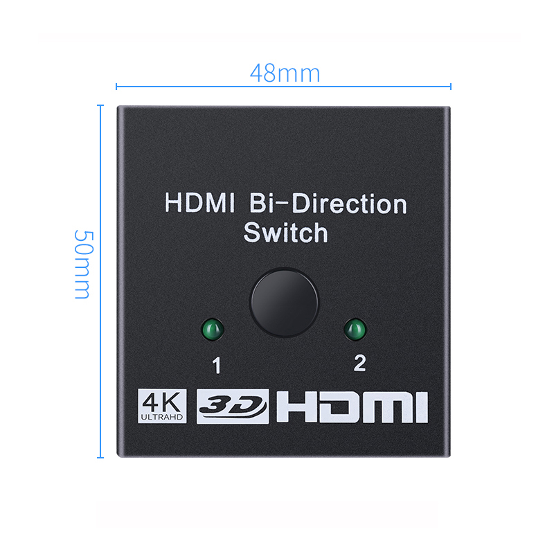 HDMI Splitter 4K 1080P Switch Bi-Direction 1x2/2x1 Adapter HDMI Switcher 2 in 1 out for PS4/3 TV Box Nitendo Switch