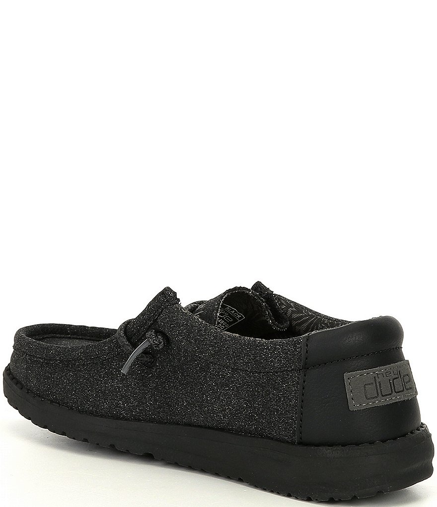 Hey Dude Boys' Wally Canvas Washable Slip-On Sneaker (Youth)
