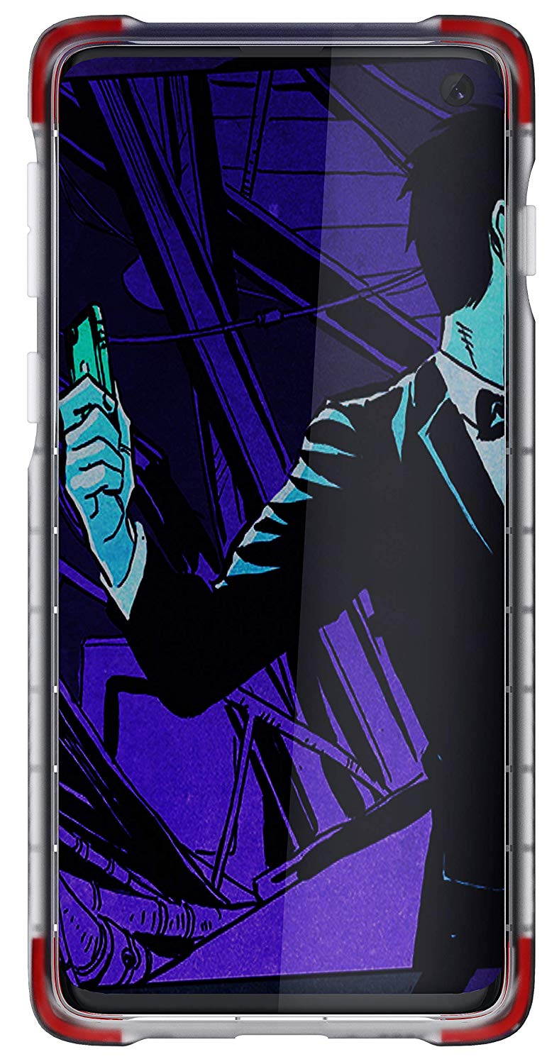 Ghostek Covert Clear Galaxy S10 Case with Super Slim Thin Design and Anti-Slip Grip Tough Shockproof Heavy Duty Protection and Wireless Charging Compatible for 2019 Galaxy S10 (6.1 Inch) - (Clear)
