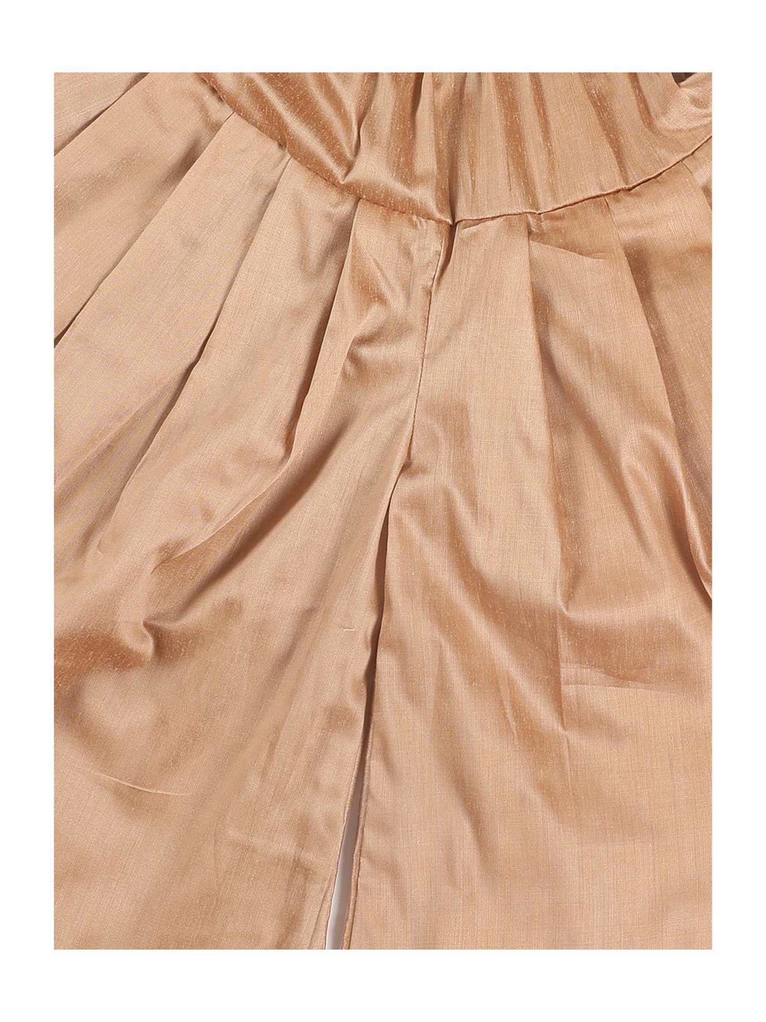 VASTRAMAY SISHU Black & Rose Gold Relaxed Fit Kurta Set