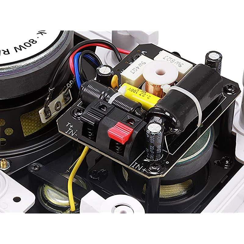 3Way Aramid Fiber InWall Speakers 65 Inch Pair Titanium Silk Dome Tweeters Caliber Series