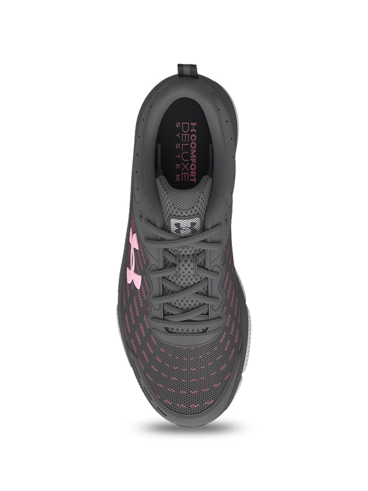 Under Armour Women's Charged Assert 10 Grey Running Shoes