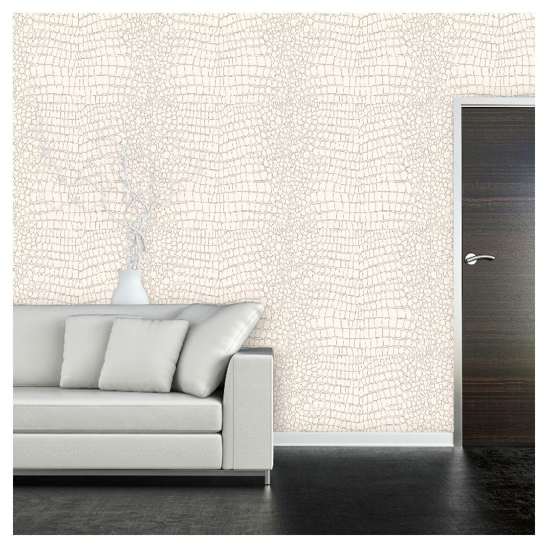 Devine Color Textured Alligator Peel and Stick Wallpaper