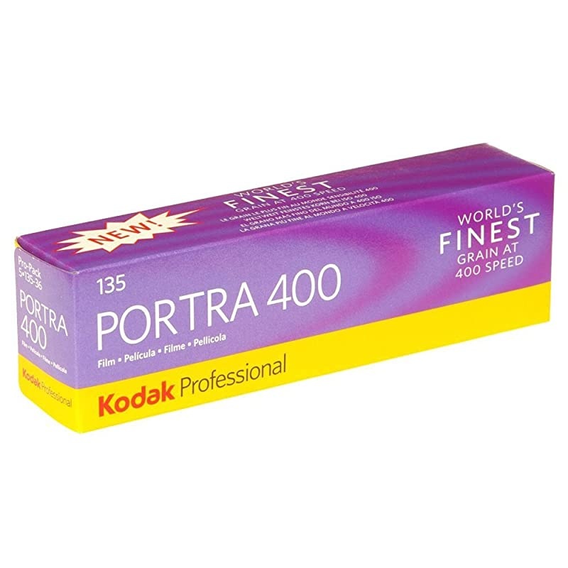 Portra 400 Professional ISO 400, 35mm, 36 Exposures, Color Negative Film (5 Roll per Pack) 2 Pack