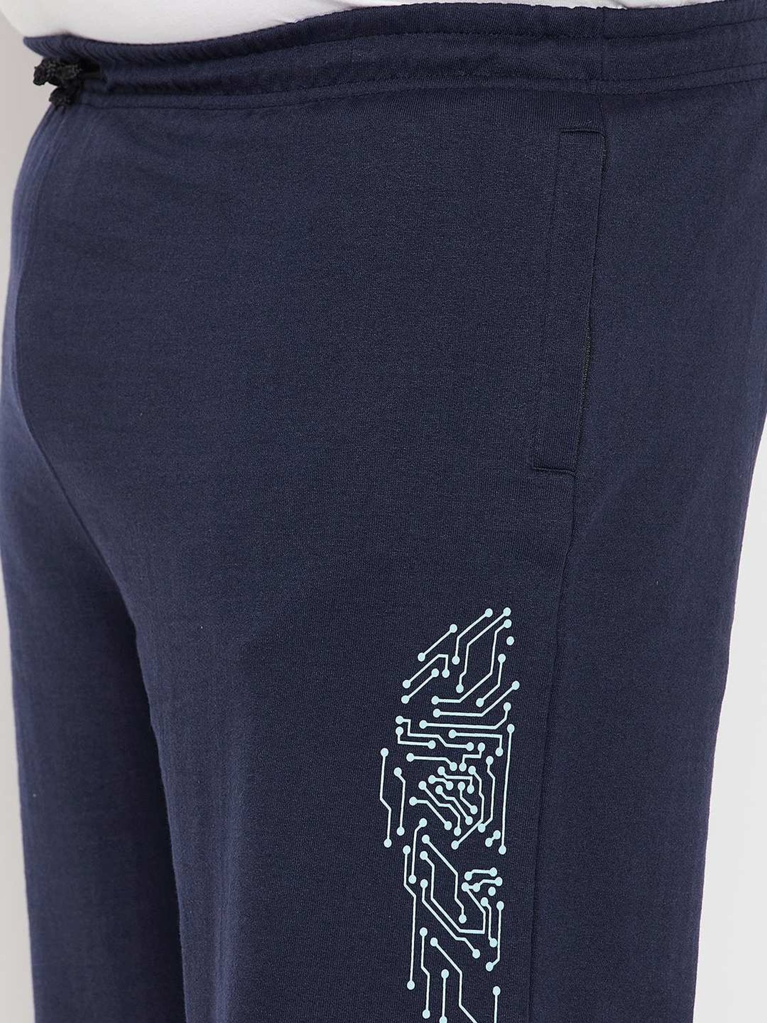 Bigbanana Navy Blue Regular Fit Printed Shorts