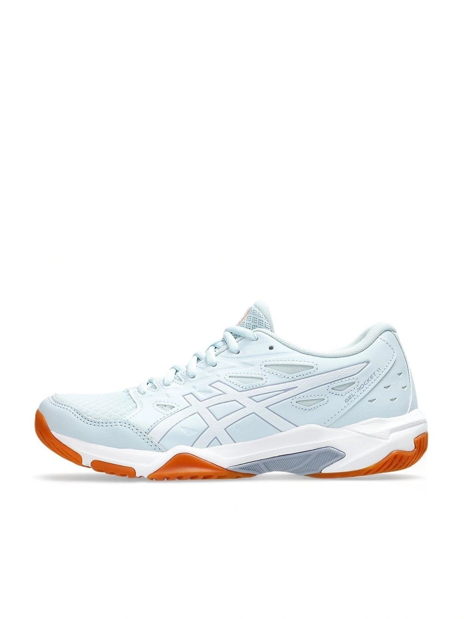 Asics Women's GEL-ROCKET 11 Ice Blue Indoor Court Shoes