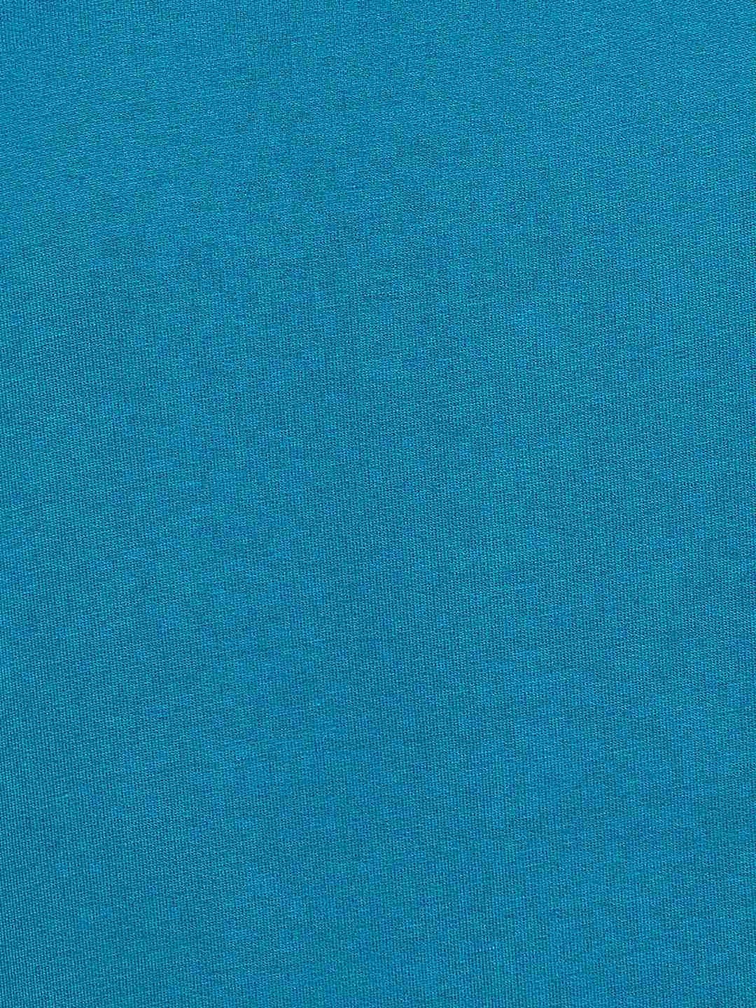 BOSSINI Teal Regular Fit Printed Sweatshirt