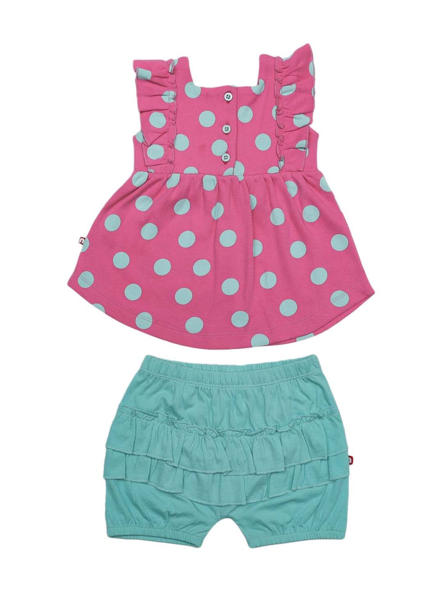 Nino Bambino Kids Multicolor Cotton Printed Dress