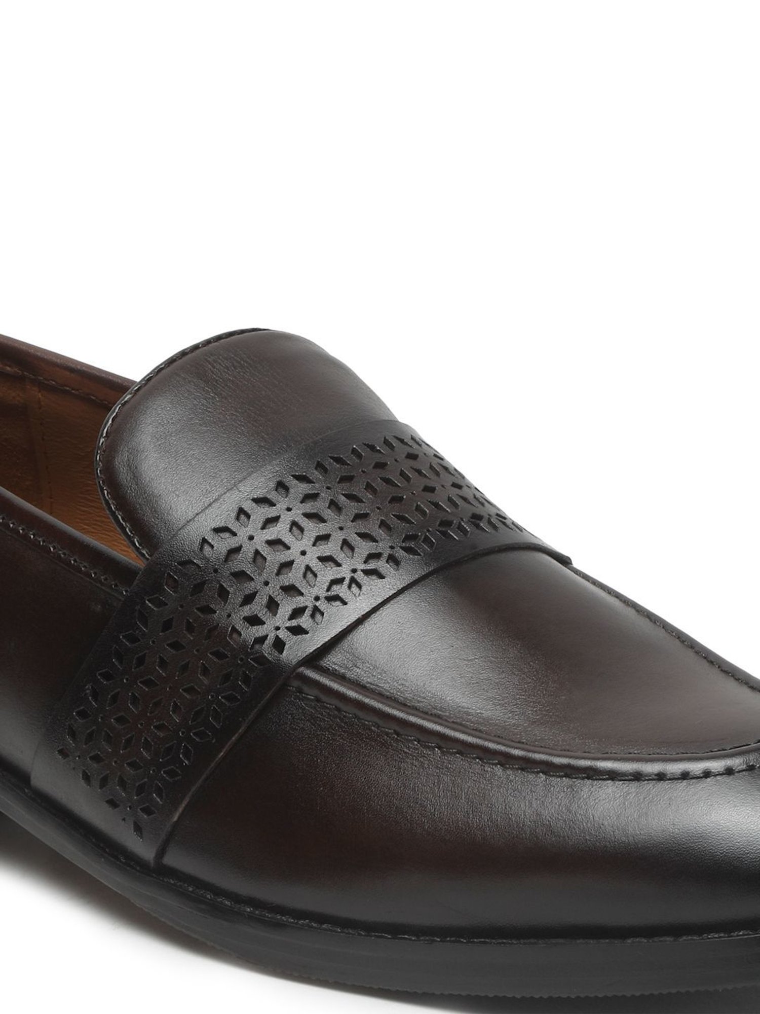 Teakwood Leathers Men's Brown Formal Loafers