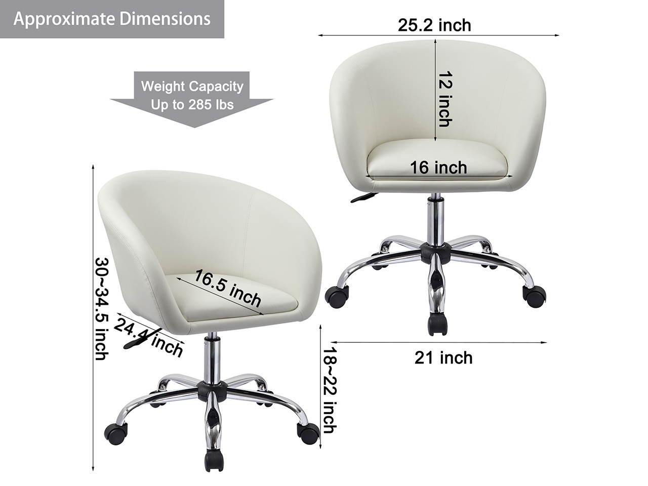 Global Leather Task Chair, Black (8993BK450/550) 