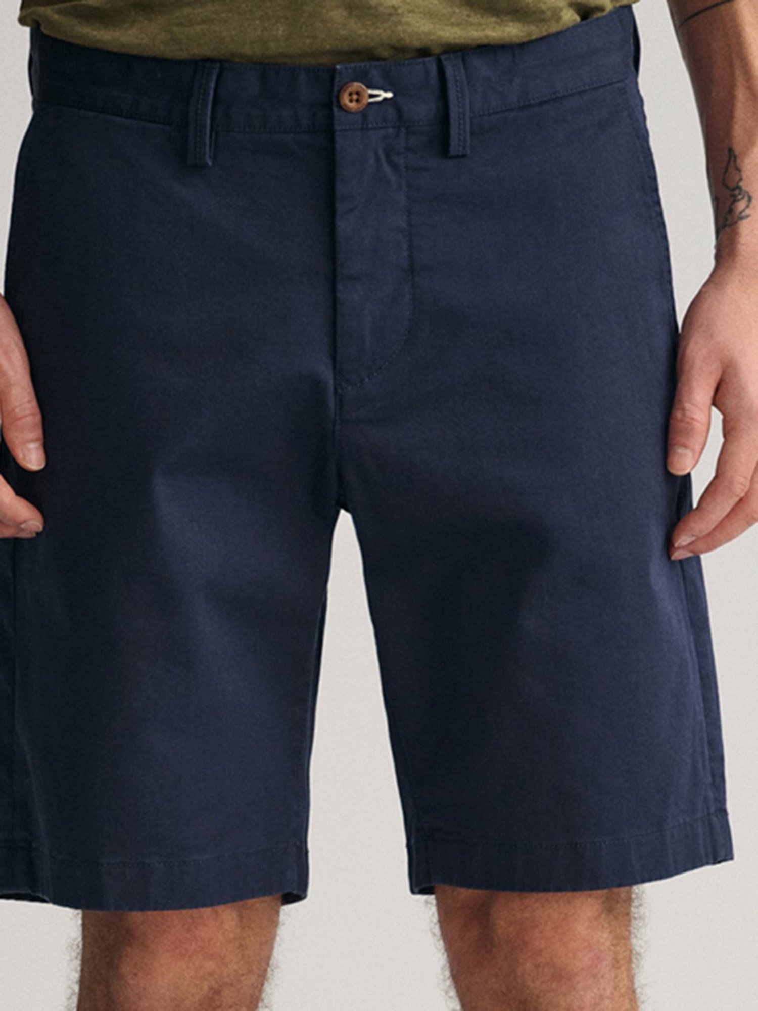 GANT Navy Slim Fit Shorts