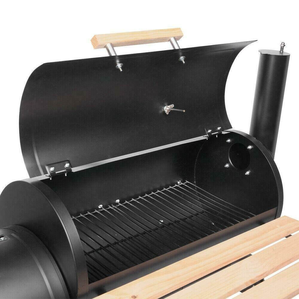 Outdoor Cooker Multi Function Oil Drum Charcoal Grill Camp BBQ Party Pincin