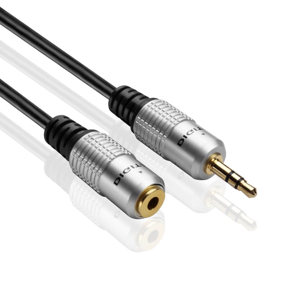 AUX Headphone 3.5mm Extension Cable (10 Feet) - Male to Female Extender Audio Auxiliary Jack Adapter Wire Cord Plug Connector for iPhone iPod iPad, Smartphone Tablet, Home Car Speaker System