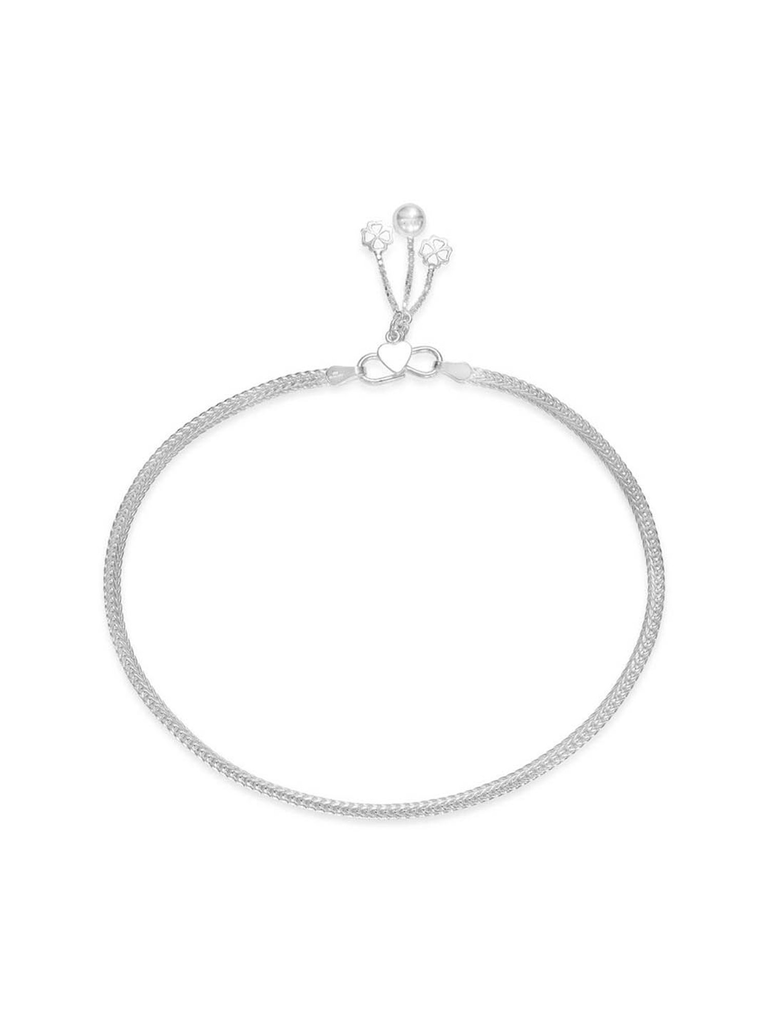 Taraash 92.5 Sterling Silver Anklets for Women