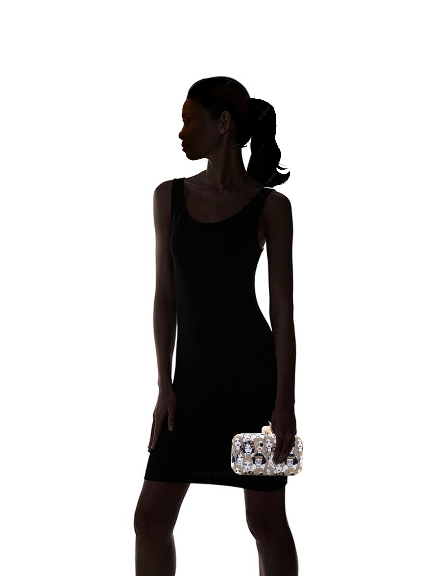 Sugarcrush Multicolor Silk Clutch