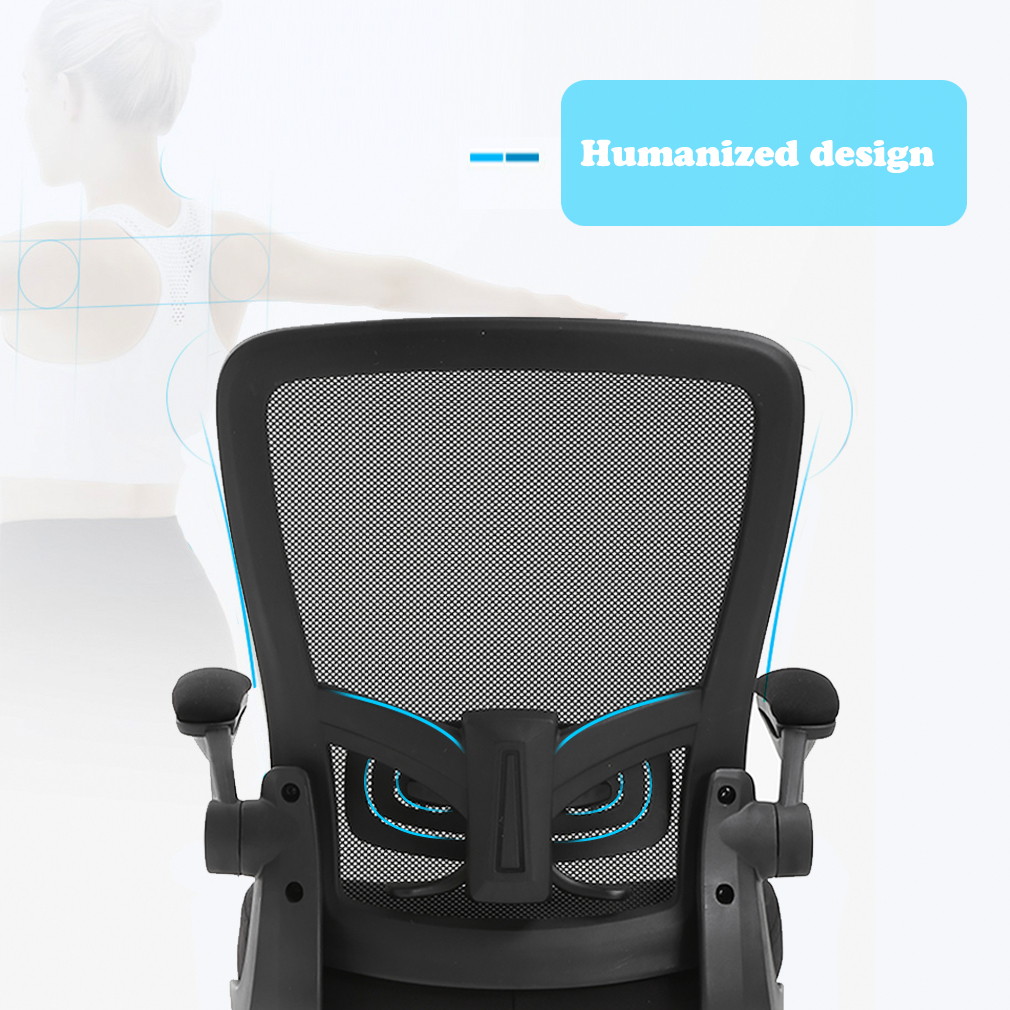 Executive Rolling Swivel Chair, Computer Chair with Lumbar Support Desk Task Chair for Women, Men(Black)