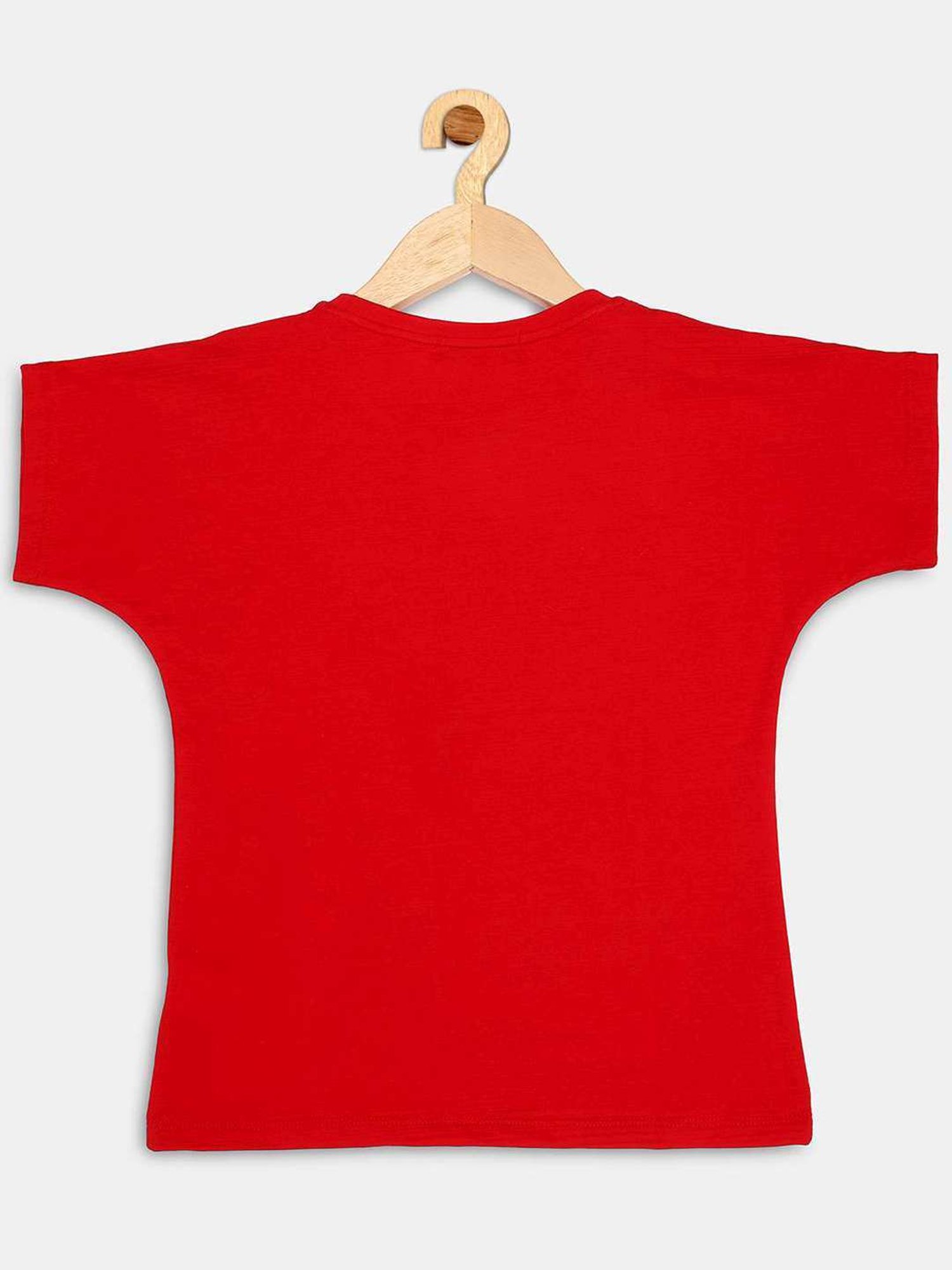 ZIAMA Kids Red Printed Top