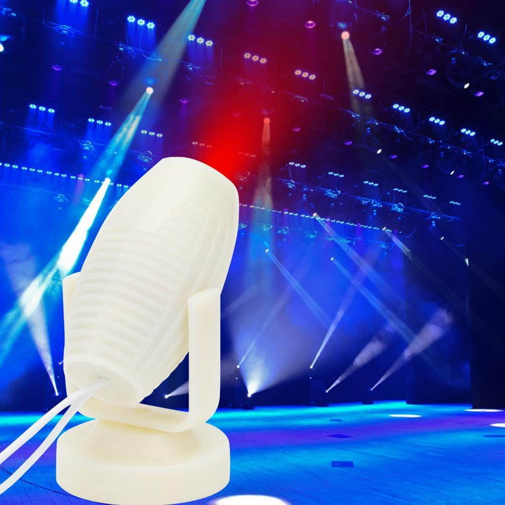 1W RGB LED Colorful Stage Lamp White Shell Spot Light for Disco KTV Party AC110-220V  Warm White