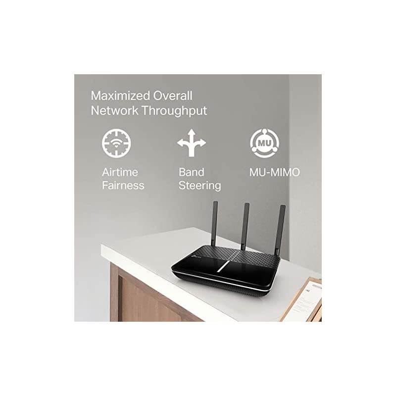 AC2600 Smart WiFi Router MUMIMO Gigabit Wireless Router Full Gigabit Ethernet Ports Beamforming Long Range Coverage VPN Server Works with AlexaArcher A10
