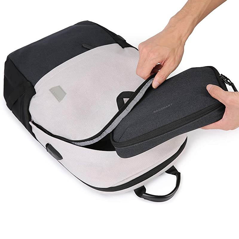 Electronic Organizer, Travel Accessories Bag Medium Size for Cable, Adapter, Powerbank, USB Sticks, Black