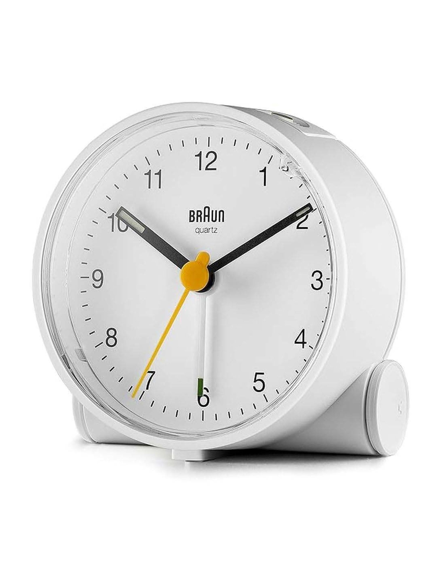 Braun Black Classic Large Analog Wall Clock With Silent Sweep Movement