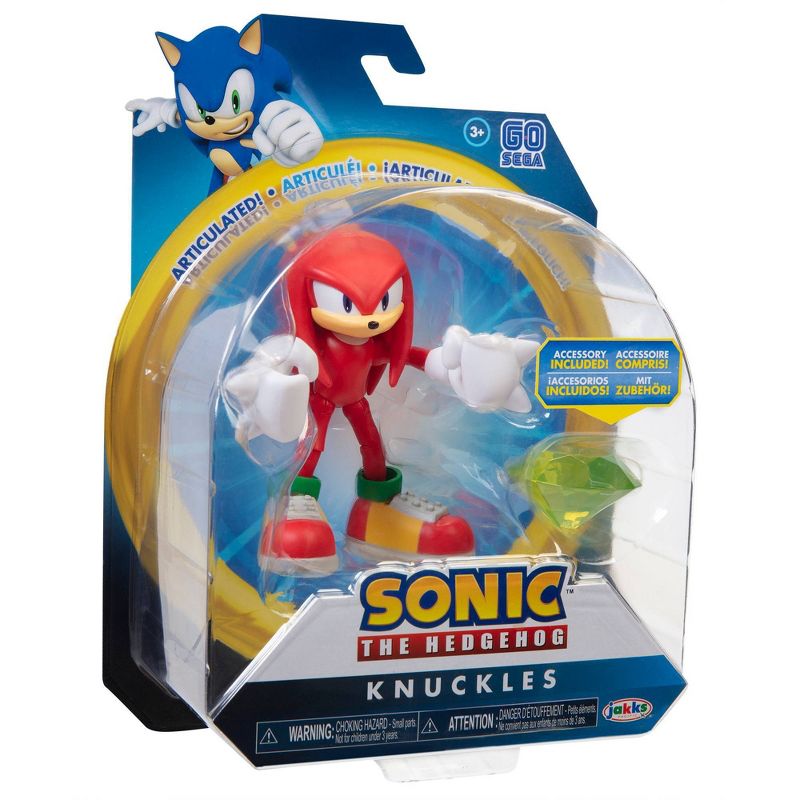 Sonic the Hedgehog 4" Modern Knuckles with Green Chaos Wave 2