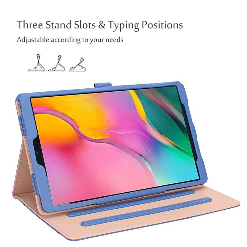 Galaxy Tab A 101 Case 2019 Model T510 T515 T517 Stand Folio Case Cover for Galaxy Tab A 101 Inch 2019 Tablet SMT510 SMT515 SMT517 Navy