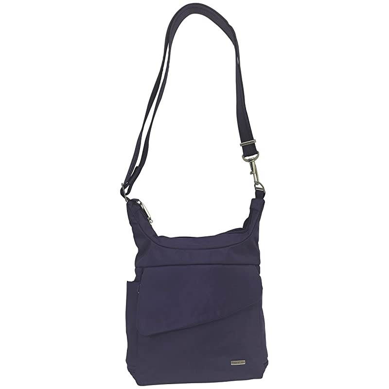 Anti-Theft Classic Messenger Bag (A B/W SMALL FLOWER PRINT)