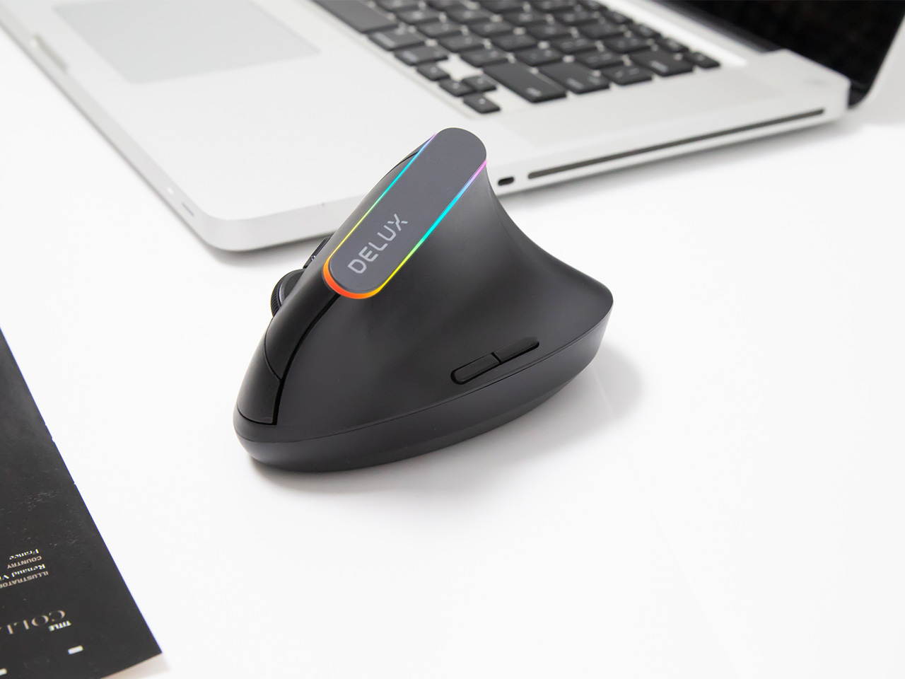 HXSJ Ergonomic Optical Office 2.4G Wireless Gaming Mouse Mice Adjustable 2400 DPI with 6 Buttons for Laptop PC Notebook Computer