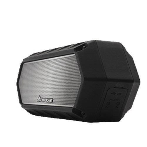 Soundcast VG1 Premium Bluetooth Waterproof Speaker- Shock Resistant - Dynamic Full Range + Bass, Stereo Pair, Works with Siri, iPhone / Android / Samsung / Windows Devices