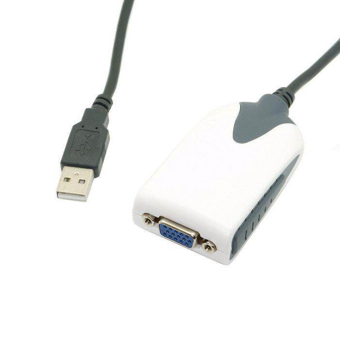 USB 2.0 to VGA 1080P Multi-display External Video Graphic Card Converter Cable Adapter For Win XP 7 8 10 Mac OSX Android chromebook ubuntu