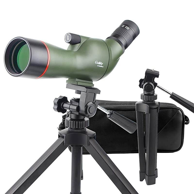 1545x60 Spotting Scope High Definition Waterproof Spotter Scope for Bird Watching Target Shooting Animal Watching Hunting Archery and Other Outdoor Activities