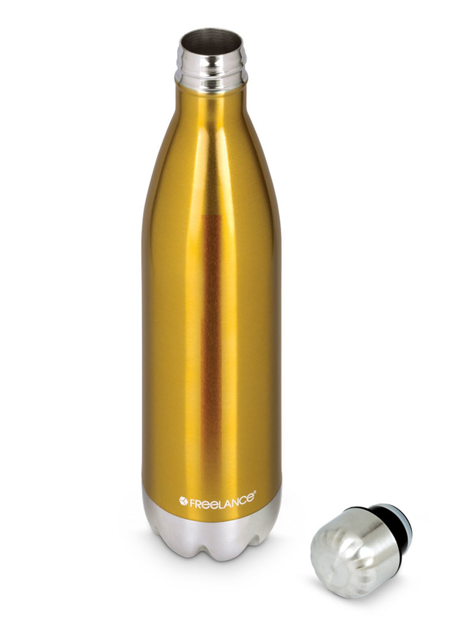 Freelance Gold Stainless Steel 1000 ml Vacuum Bottle