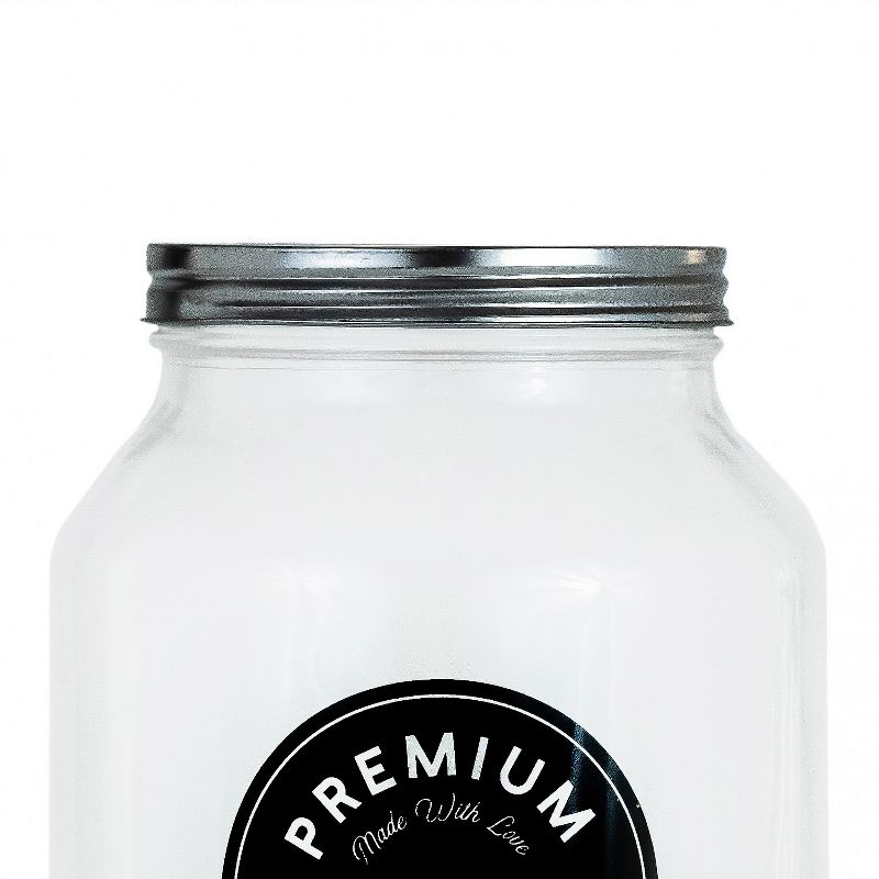Amici Pet Premium Pet Food Glass Canister, Medium, 104oz