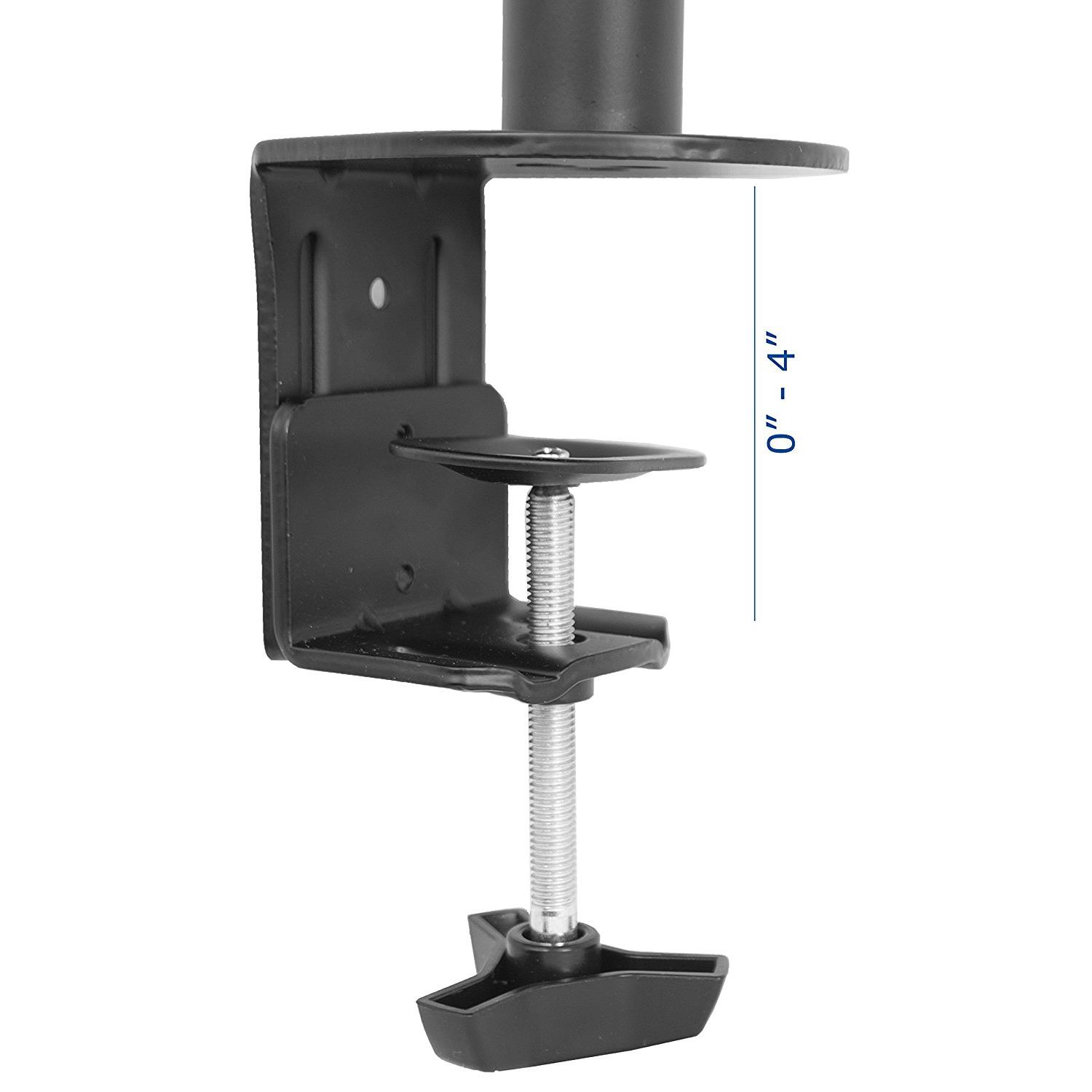 VIVO Dual LCD Monitor Desk Mount Stand Heavy Duty Stacked, Holds Vertical 2 Screens up to 32" (STAND-V002T)