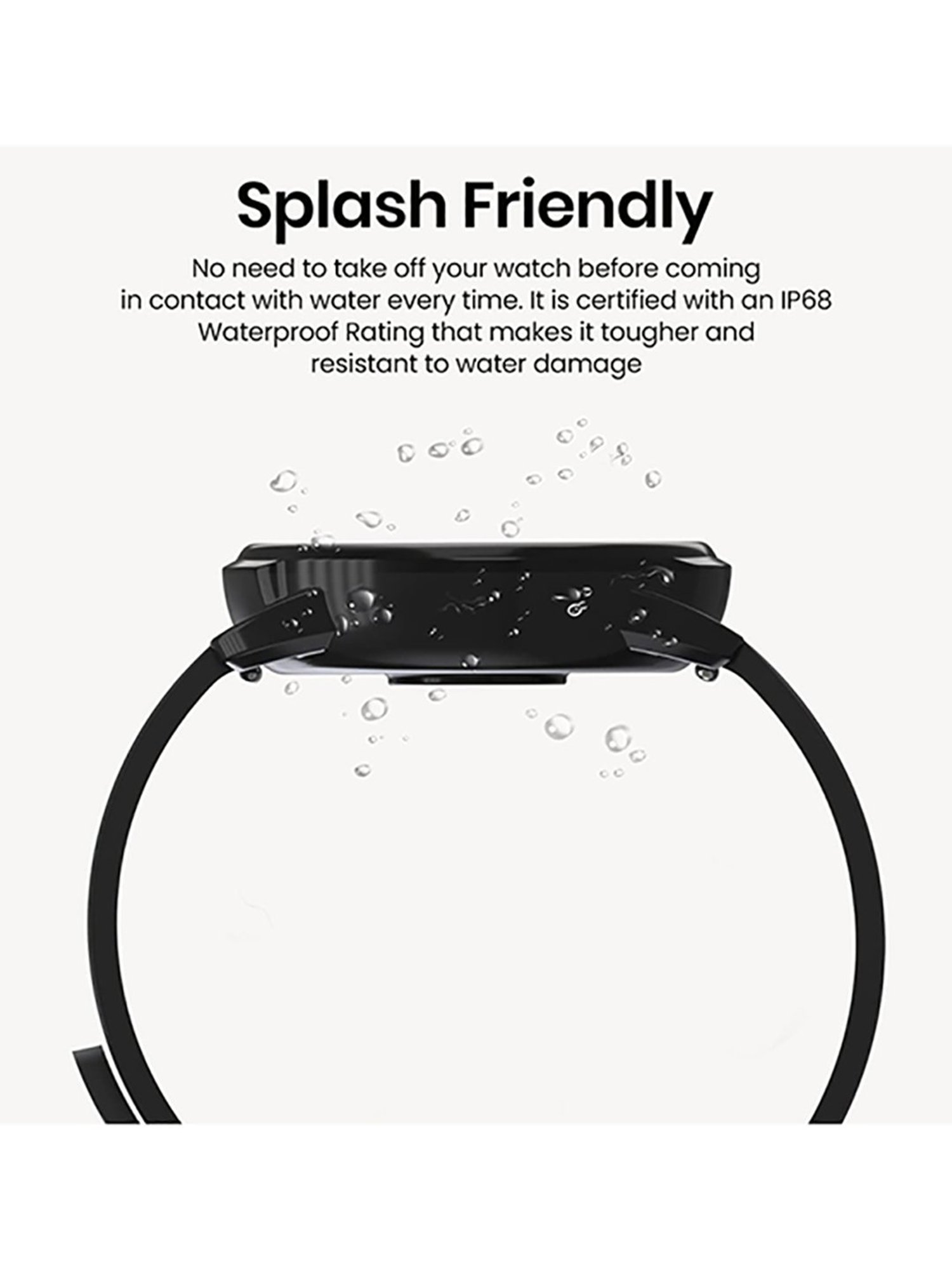 Portronics KRONOS BETA POR-1326 Smartwatch (Rose Gold)