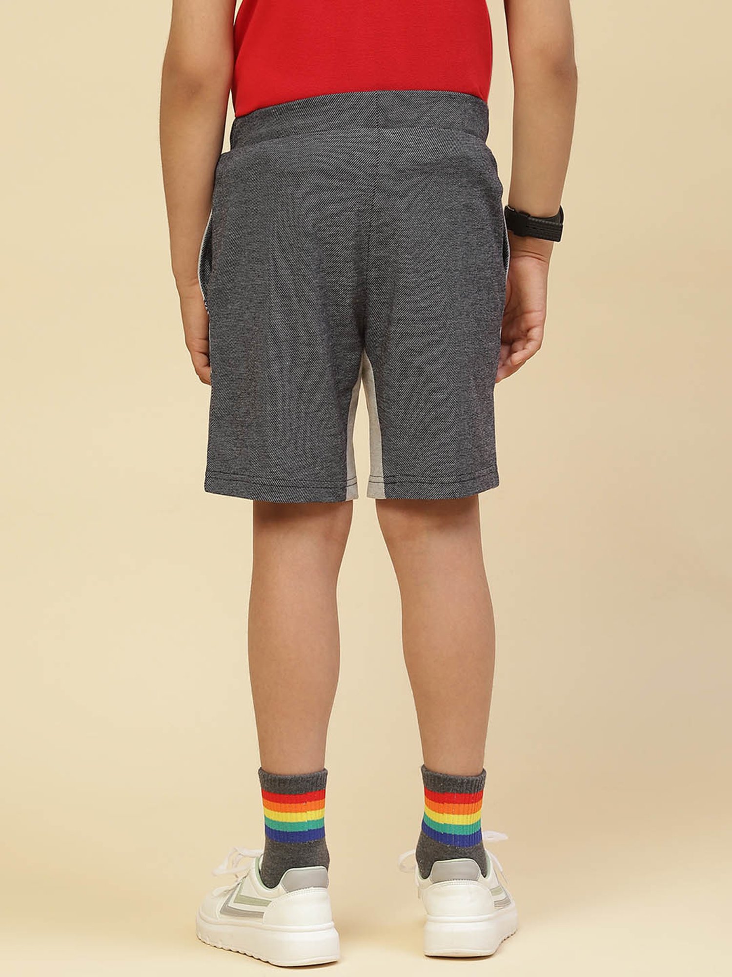 Monte Carlo Kids Navy Textured Bermudas